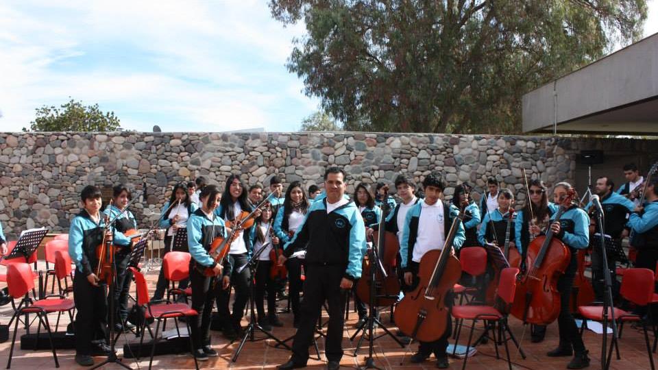 Orquesta del Colegio "Pedro Aguirre Cerda" de La Serena.