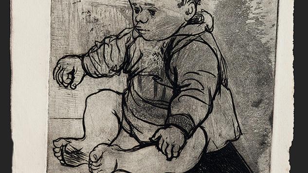 André Racz. Sin título. 1949. André Racz. Sin título. 1949. Aguafuerte, aguatinta. Papel y Tinta. 20.2 x 26.3 cm. Colección Objetos. En depósito. N° DA0203.