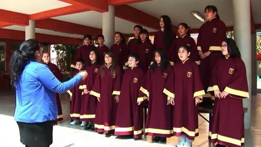 Coro de Voces Blancas del Colegio "Antonio Varas", de Vicuña.