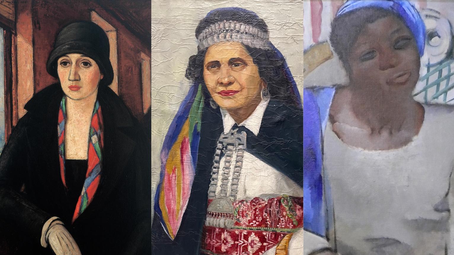 Tres retratos de mujeres