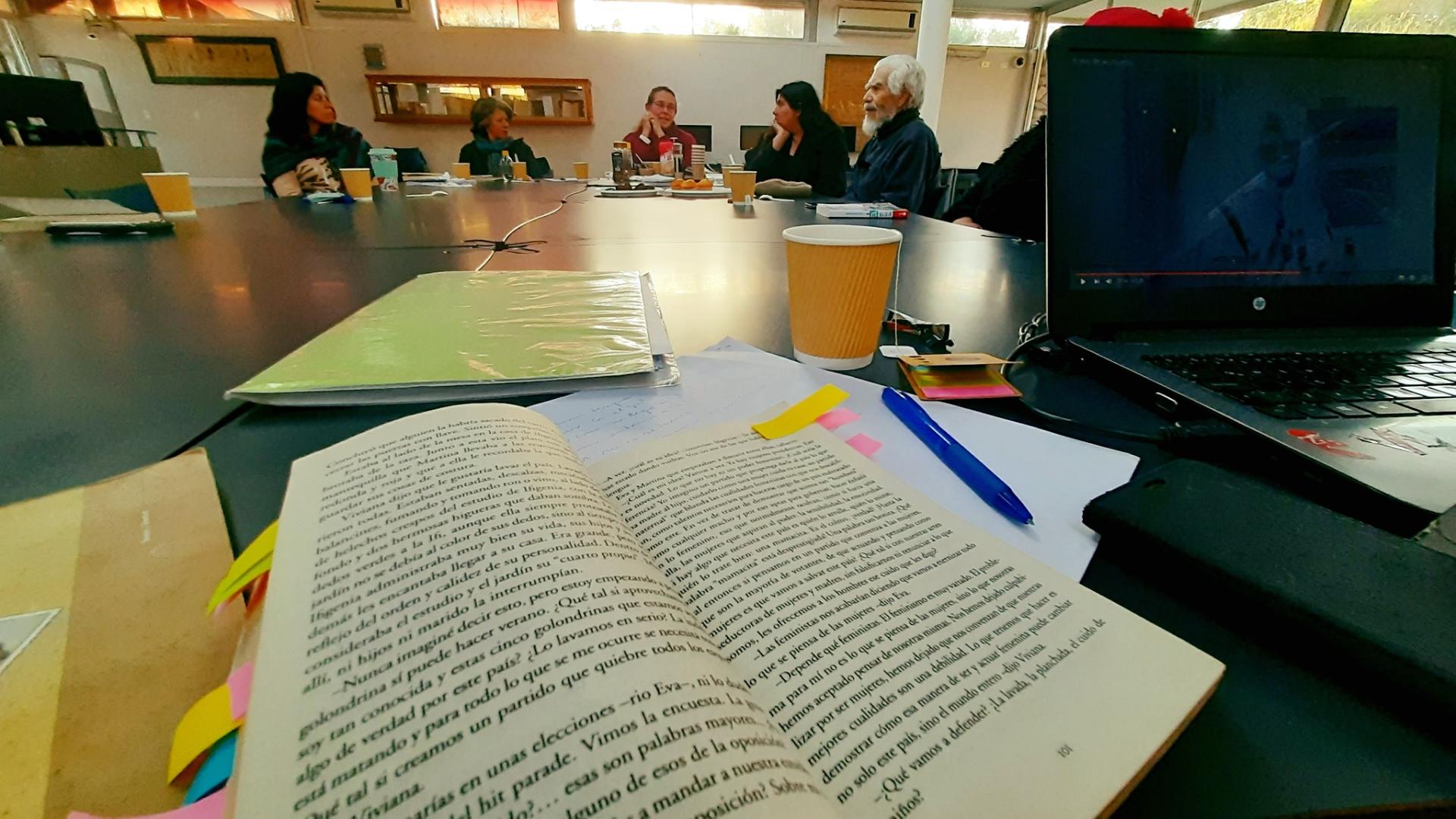 sesión de lectura