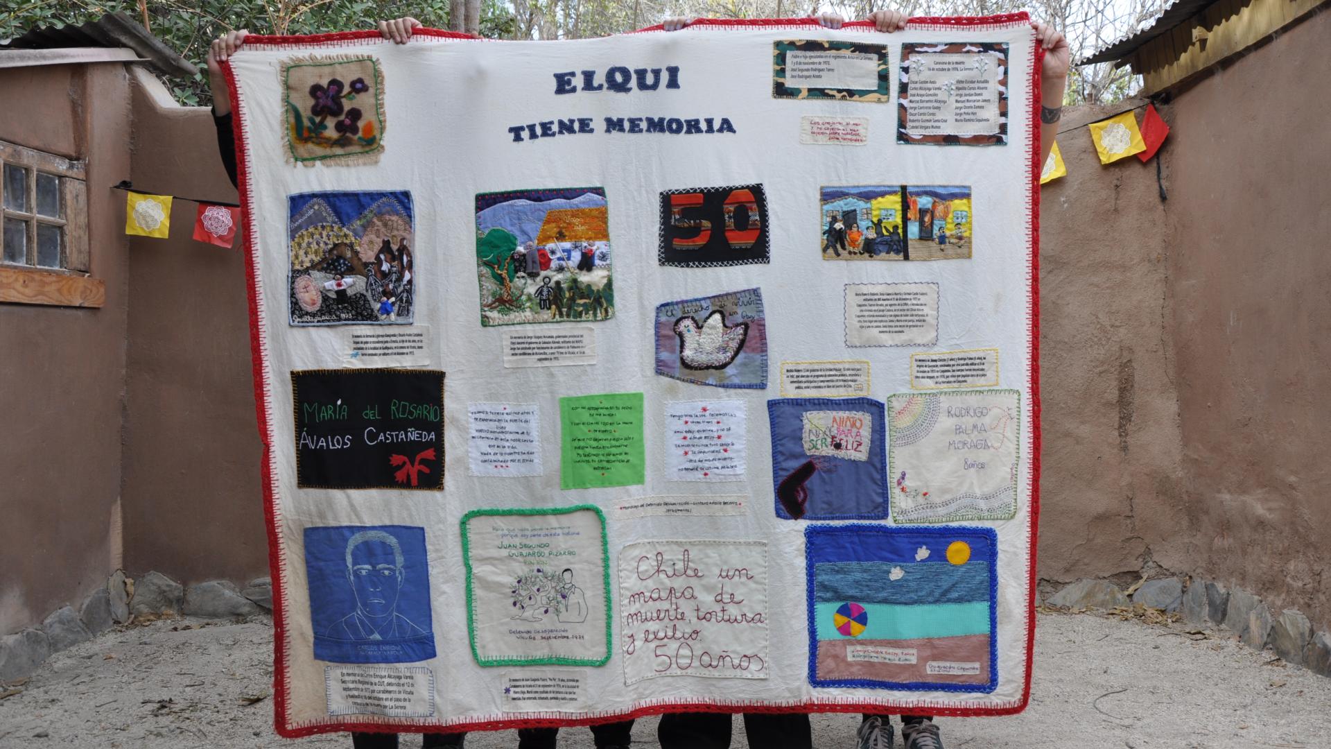 Elqui tiene memoria, obra textil