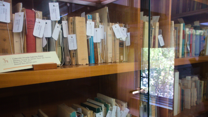 Colección bibliográfica Barnard College en la biblioteca del museo