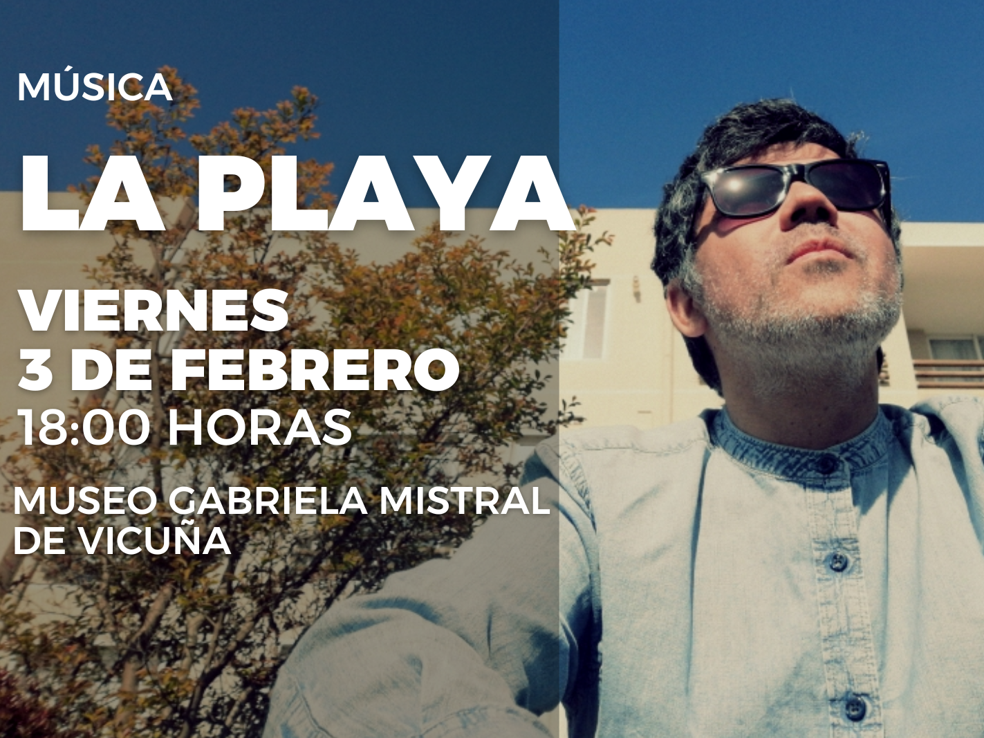 Jorge Barahona, cantautor y productor musica que se presenta bajo el seudónimo de La Playa