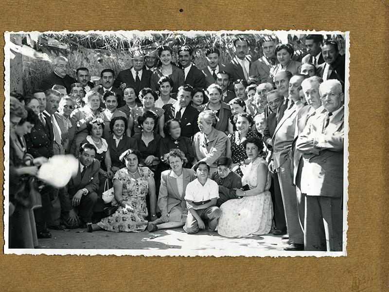 Plaza de Armas de Vicuña, 1954.