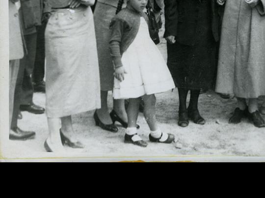 Gabriela Mistral y las mujeres de Montegrande, 1954