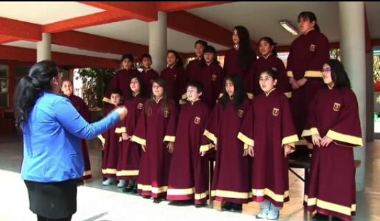 Coro de Voces Blancas del Colegio "Antonio Varas", de Vicuña.