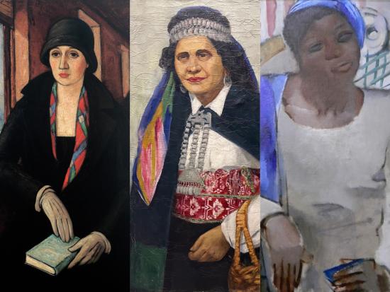 Tres retratos de mujeres