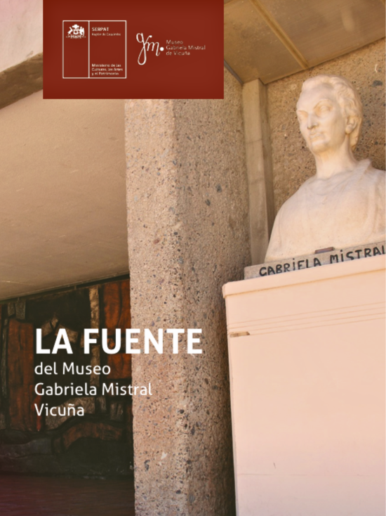 Portada de la revista. Muestra el busto de Gabriela Mistral, obra de la escultora Laura Rodig