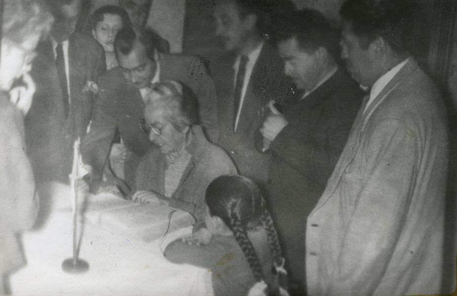 Casa de Gabriela Mistral en Vicuña, 1954. Casa de Gabriela Mistral en Vicuña, 1954.